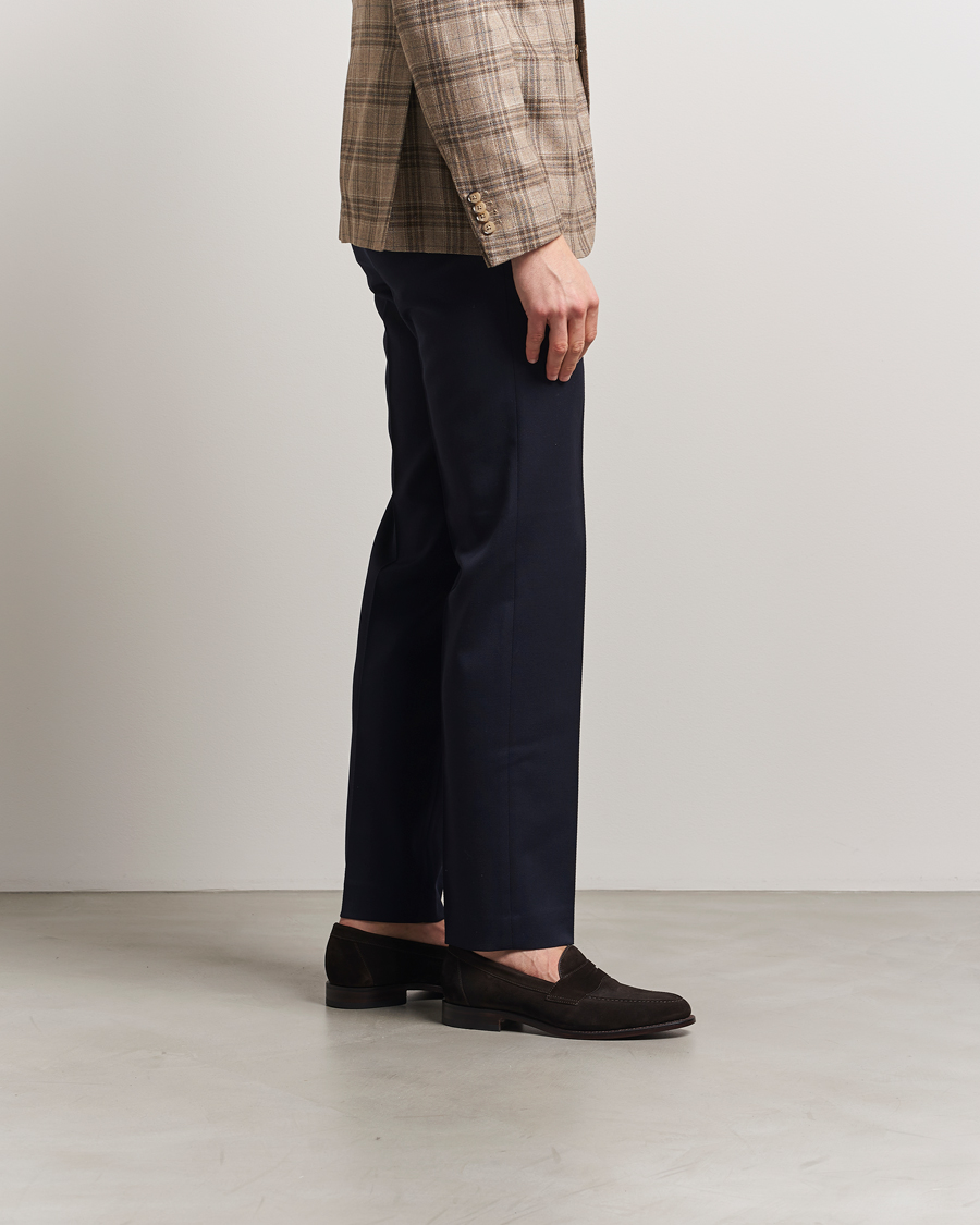 Uomini | Mocassini | Loake Shoemakers | Loake 1880 Imperial Suede Loafers Dark Brown