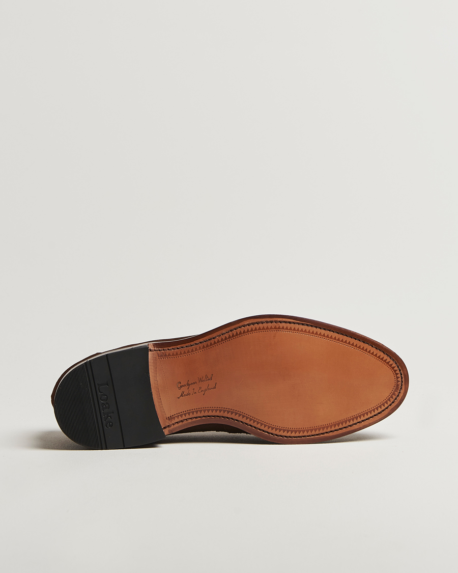 Uomini | Mocassini | Loake Shoemakers | Loake 1880 Imperial Suede Loafers Brown