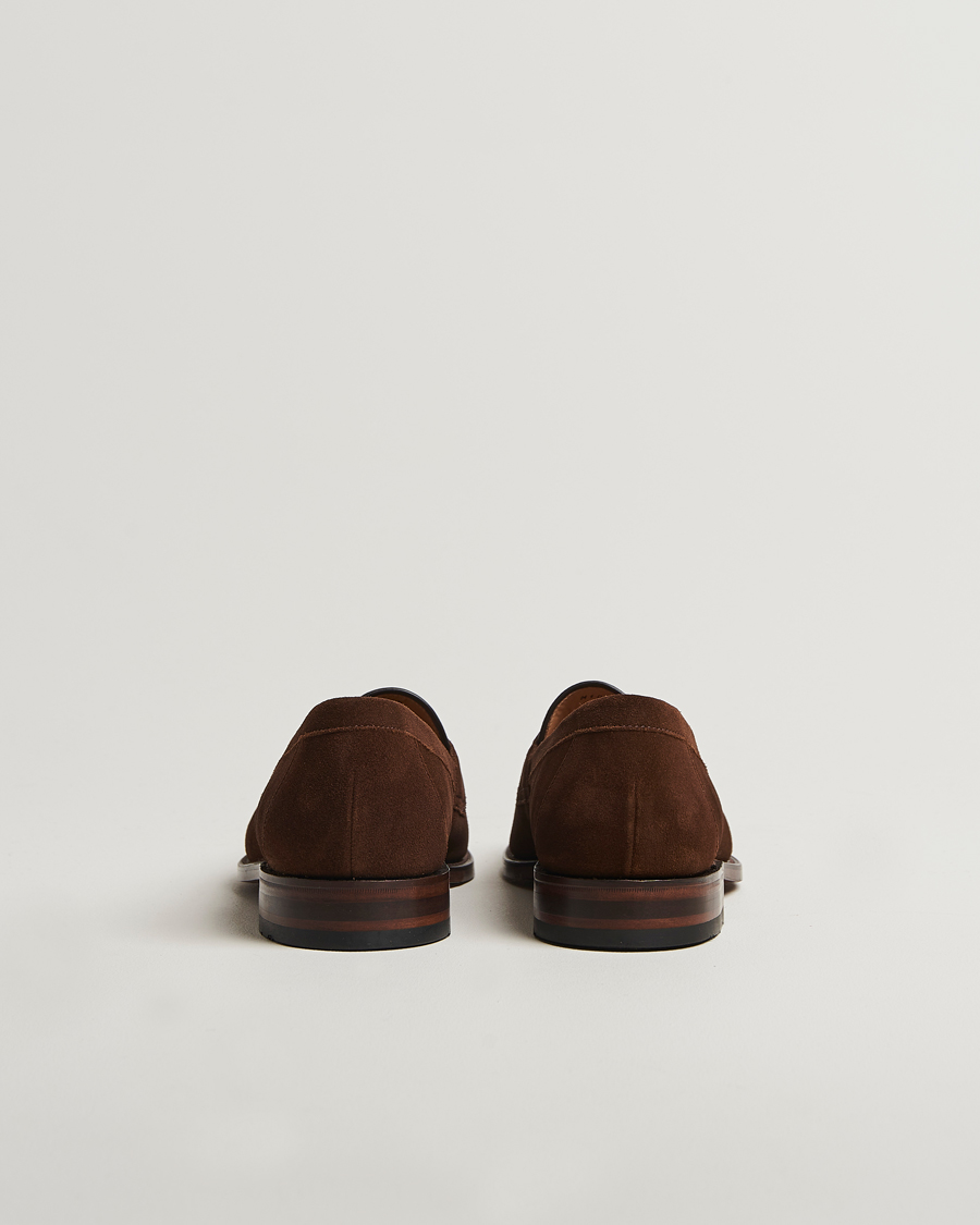 Uomini | Mocassini | Loake Shoemakers | Loake 1880 Imperial Suede Loafers Brown
