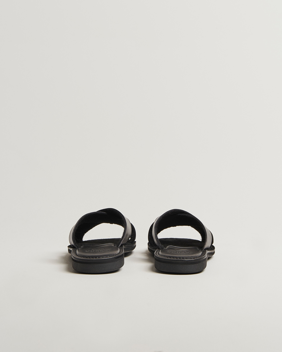 Uomini | Sandali & Diapositive | Loake 1880 | Gozo Leather Sandal Black