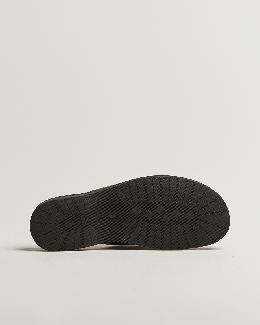 Uomini | Sandali & Diapositive | Loake 1880 | Gozo Leather Sandal Dark Brown