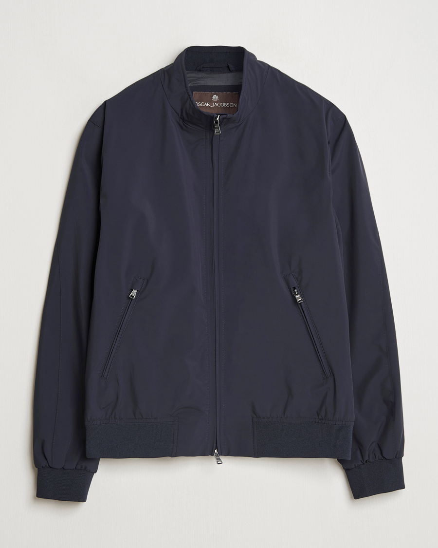 Uomini | Giacche | Oscar Jacobson | Bomber Nylon Jacket Navy