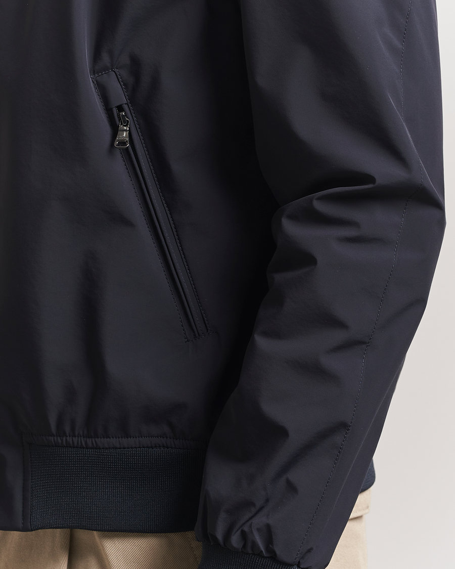 Uomini | Giacche | Oscar Jacobson | Bomber Nylon Jacket Navy
