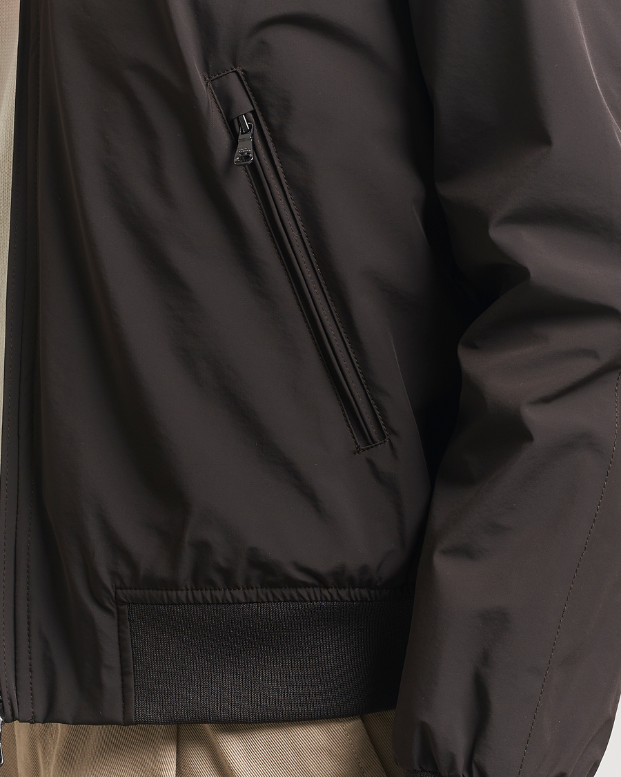 Uomini | Giacche | Oscar Jacobson | Bomber Nylon Jacket Brown