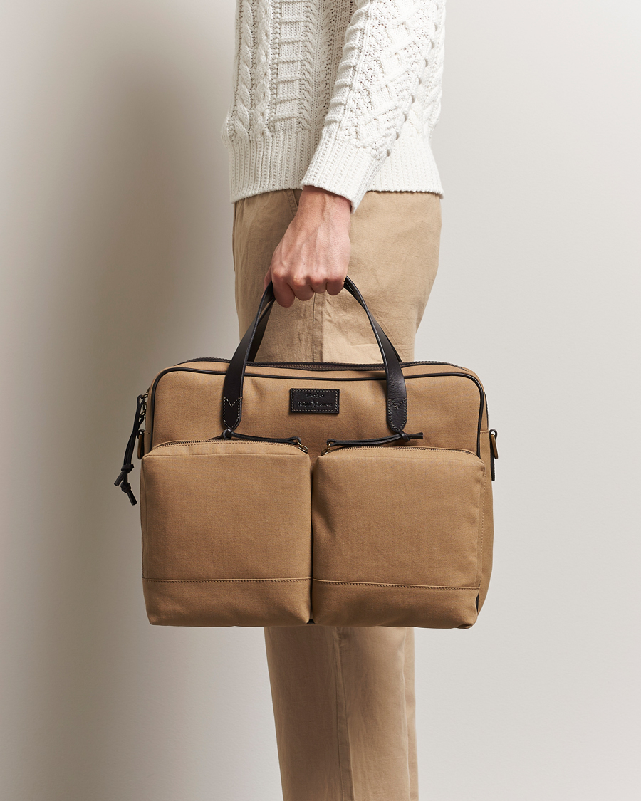 Uomini | Borse | Polo Ralph Lauren | Polo Ralph LaurenCommuter Canvas Messenger BagKhaki/Brown