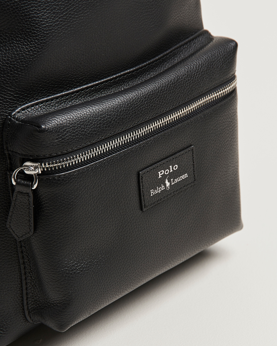 Uomini | Borse | Polo Ralph Lauren | Polo Ralph LaurenPebble Leather BackpackBlack