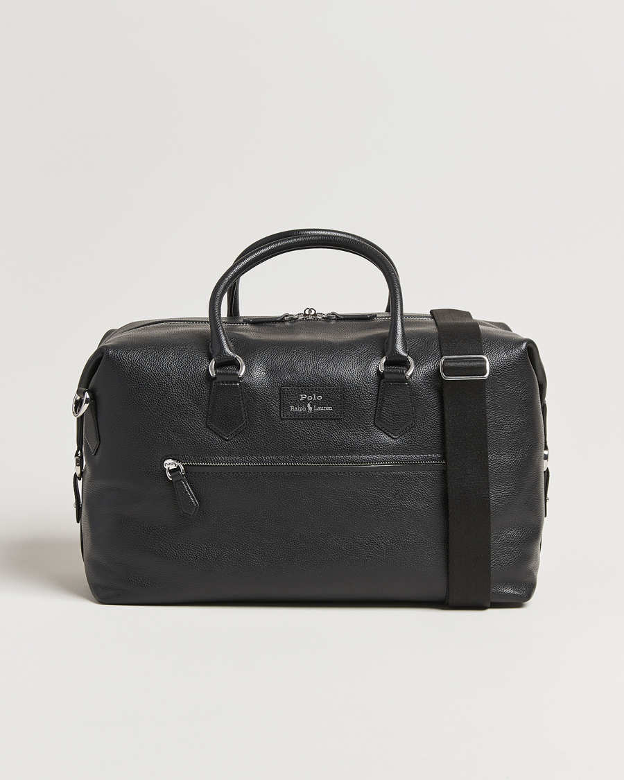Uomini | Borse | Polo Ralph Lauren | Polo Ralph LaurenPebble Leather Duffle BagBlack