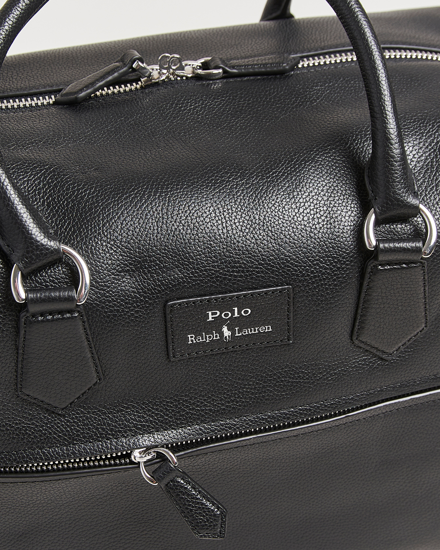 Uomini | Borse | Polo Ralph Lauren | Polo Ralph LaurenPebble Leather Duffle BagBlack