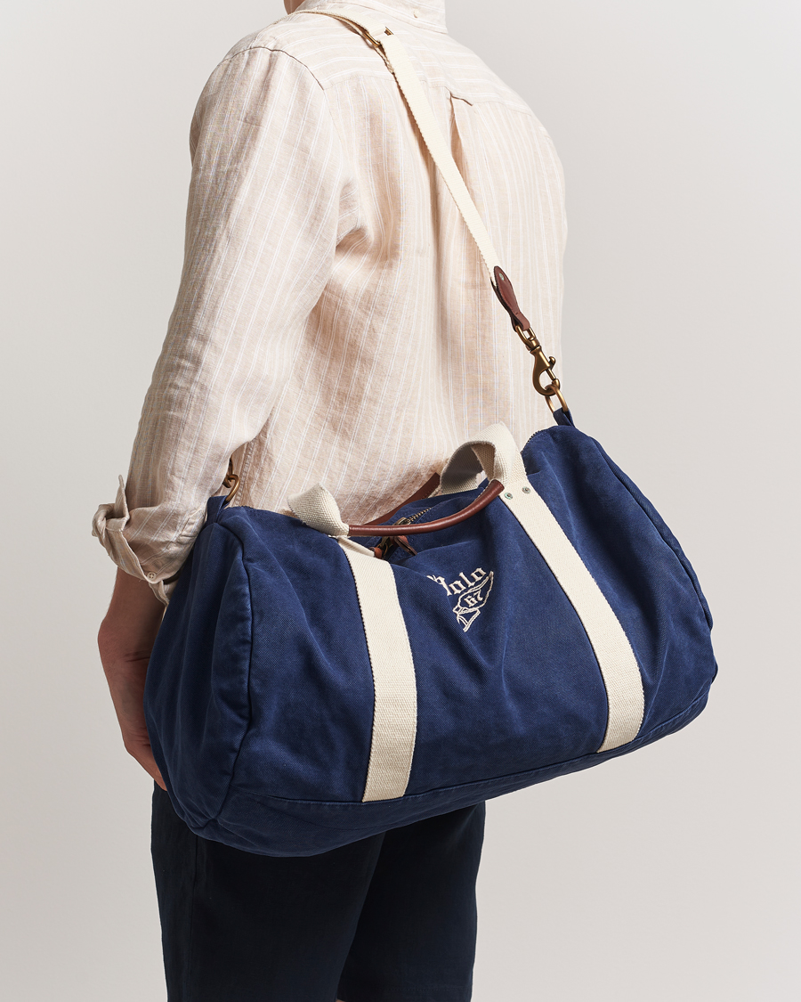 Uomini | Polo Ralph Lauren Canvas Duffle Bag Spring Navy | Polo Ralph Lauren | Canvas Duffle Bag Spring Navy