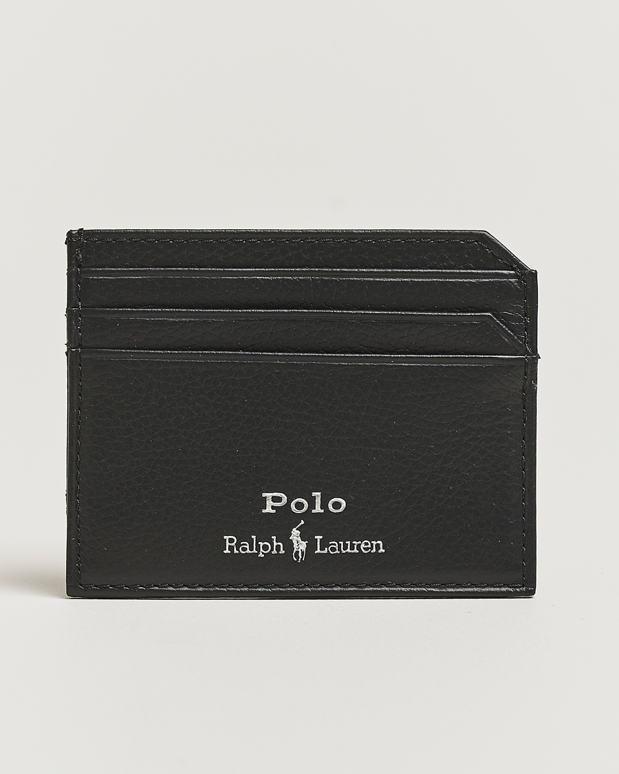 Uomini | Portafogli | Polo Ralph Lauren | Polo Ralph LaurenPebble Leather Card CaseBlack