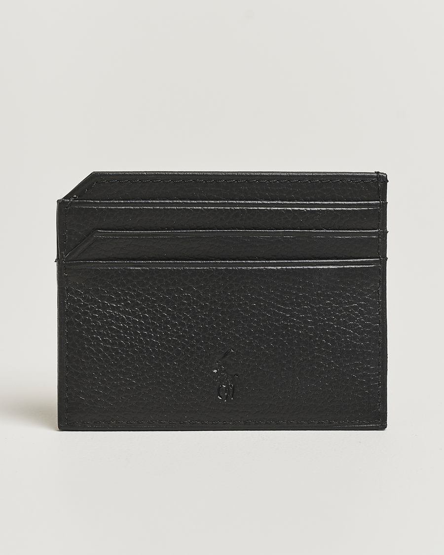 Uomini | Portafogli | Polo Ralph Lauren | Polo Ralph LaurenPebble Leather Card CaseBlack