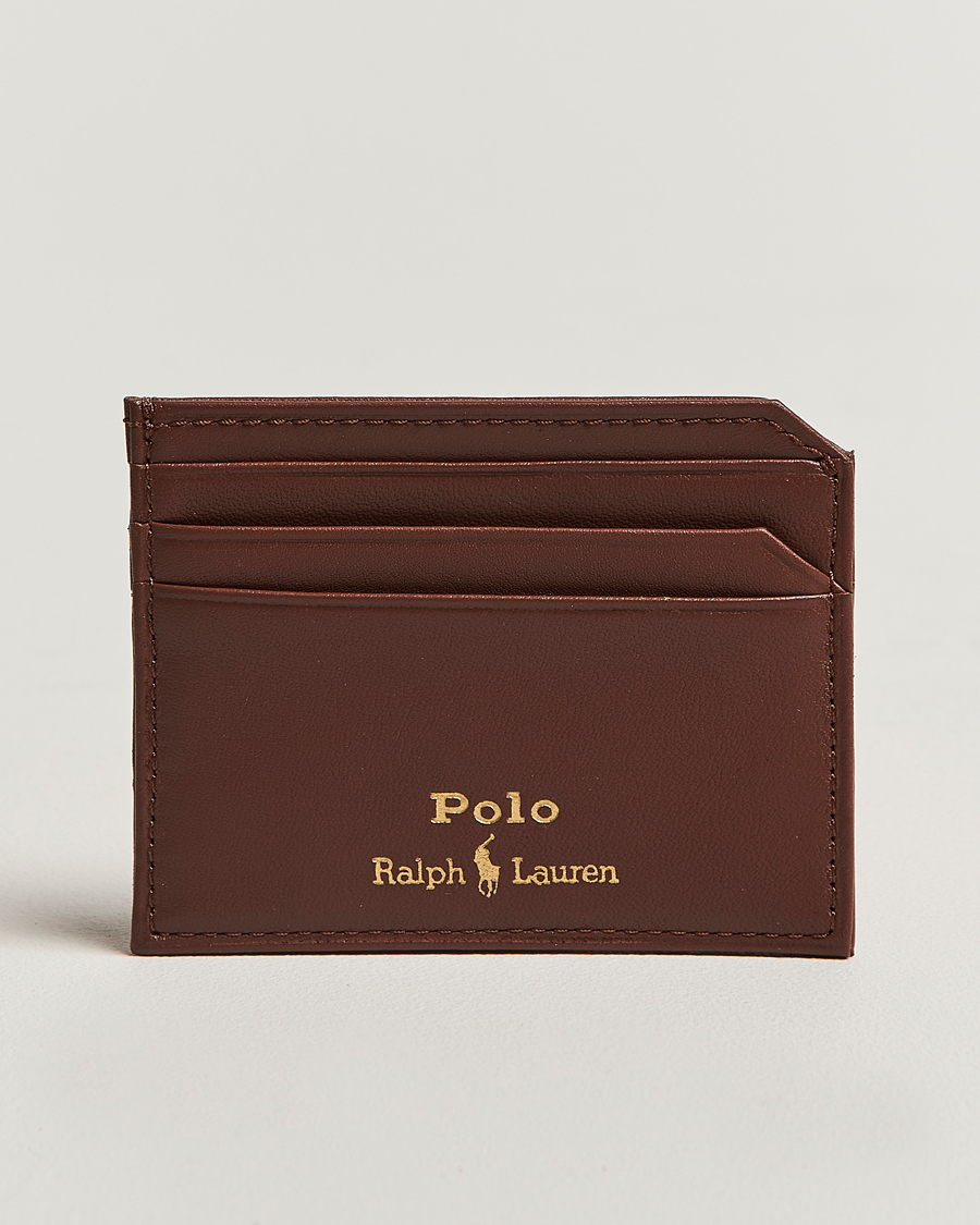 Uomini | Portafogli | Polo Ralph Lauren | Polo Ralph LaurenSmooth Leather Card CaseSaddle