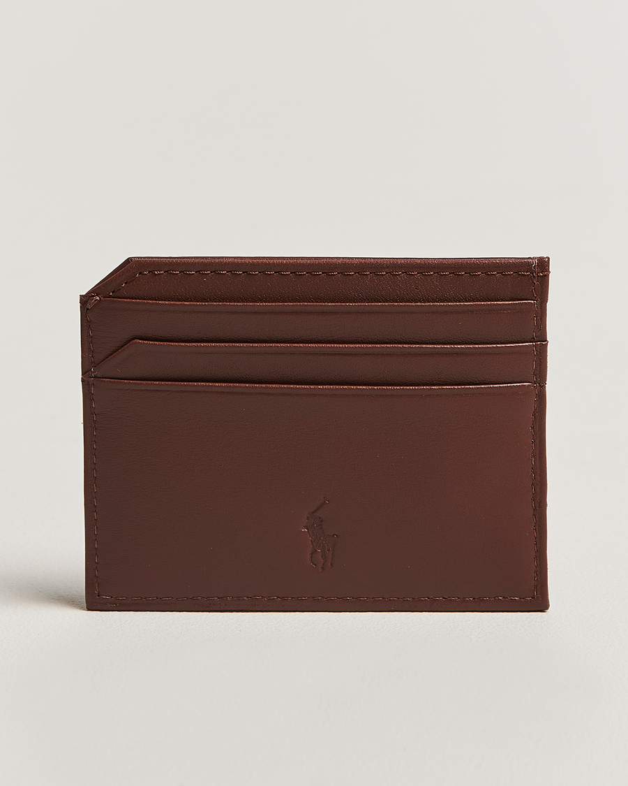 Uomini | Portafogli | Polo Ralph Lauren | Polo Ralph LaurenSmooth Leather Card CaseSaddle