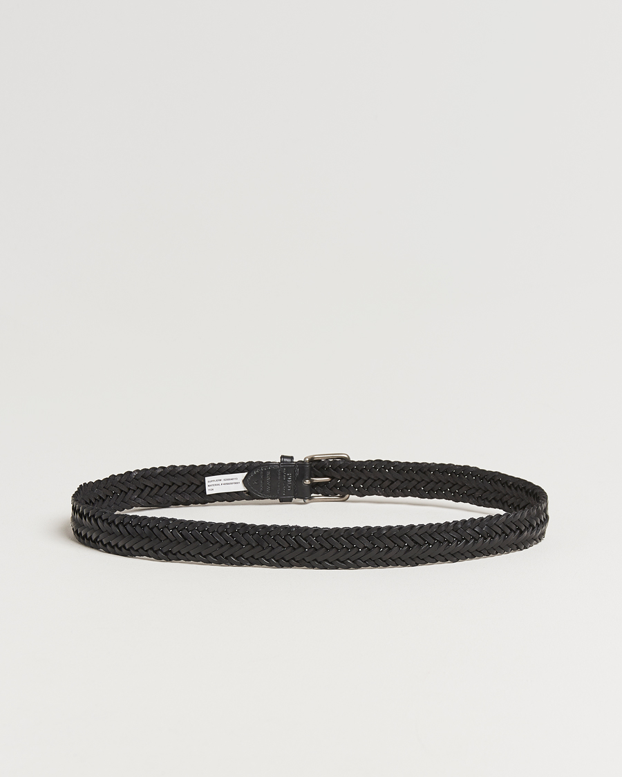 Uomini | Cinture | Polo Ralph Lauren | Braided Leather Belt Black