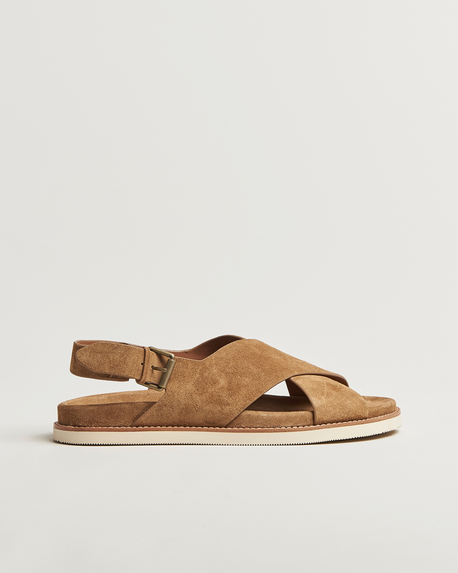 Uomini | Polo Ralph Lauren Zane Suede Sandals Desert Tan | Polo Ralph Lauren | Zane Suede Sandals Desert Tan