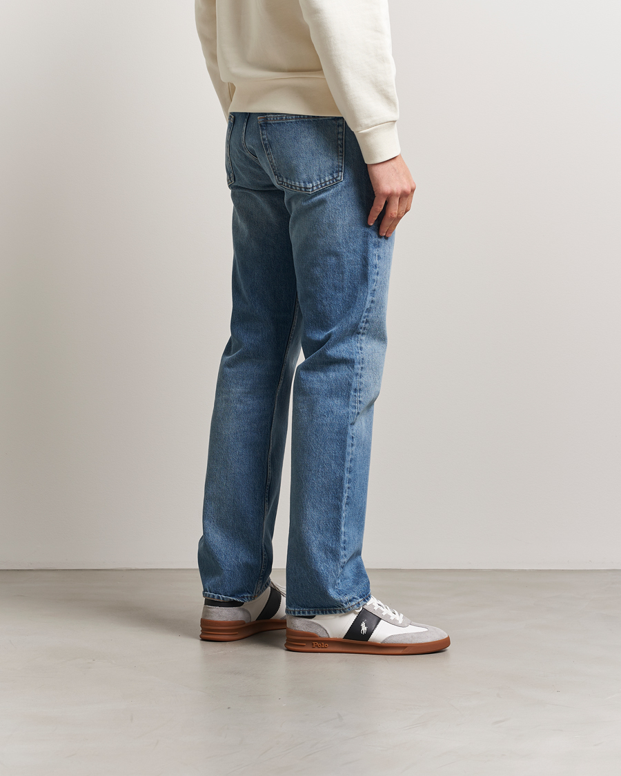 Uomini | Sneakers | Polo Ralph Lauren | Aera Leather/Suede Sneaker White/Grey