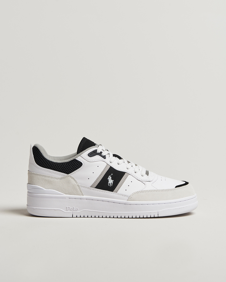 Uomini | Polo Ralph Lauren Masters SP 125 Sneaker White/Black/Grey | Polo Ralph Lauren | Masters SP 125 Sneaker White/Black/Grey