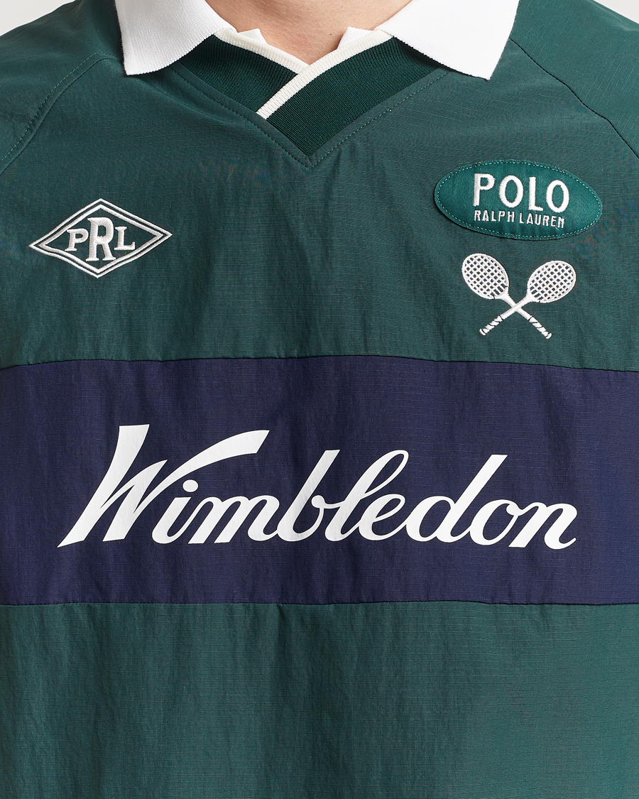 Uomini | Maglieria | Polo Ralph Lauren | Wimbledon Tennis Pullover Moss Agate/Refined Navy