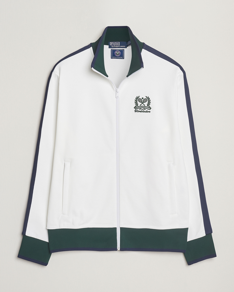 Uomini | Maglieria | Polo Ralph Lauren | Wimbledon Full-Zip Ceramic White