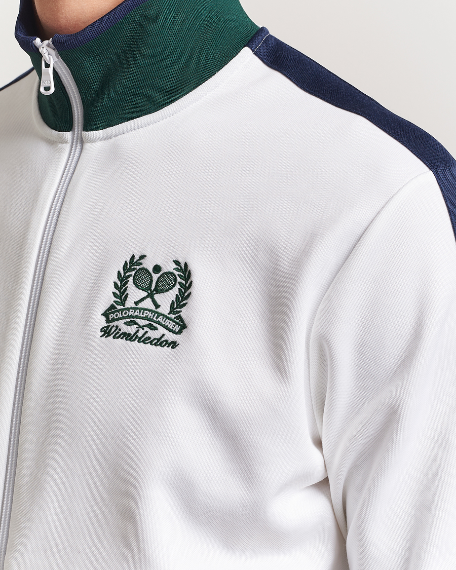 Uomini | Maglieria | Polo Ralph Lauren | Wimbledon Full-Zip Ceramic White