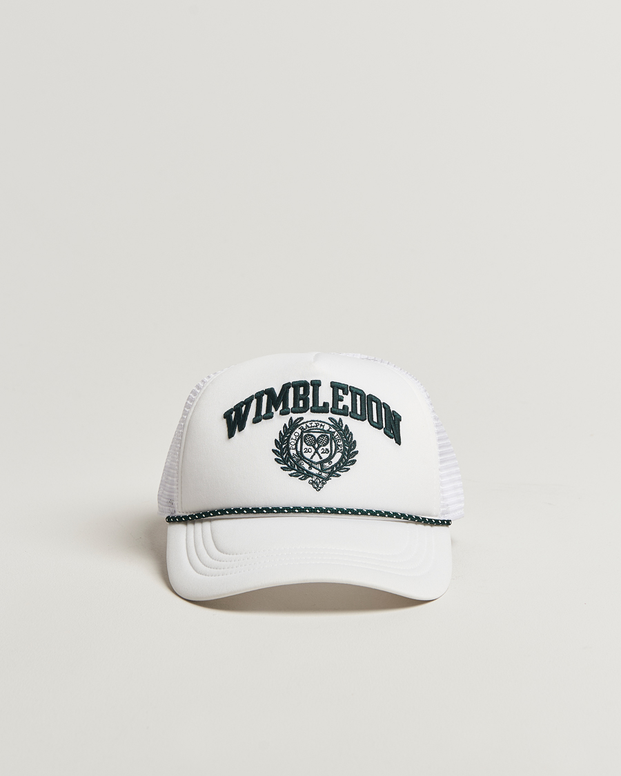 Uomini | Polo Ralph Lauren Wimbledon Trucker Cap White | Polo Ralph Lauren | Wimbledon Trucker Cap White