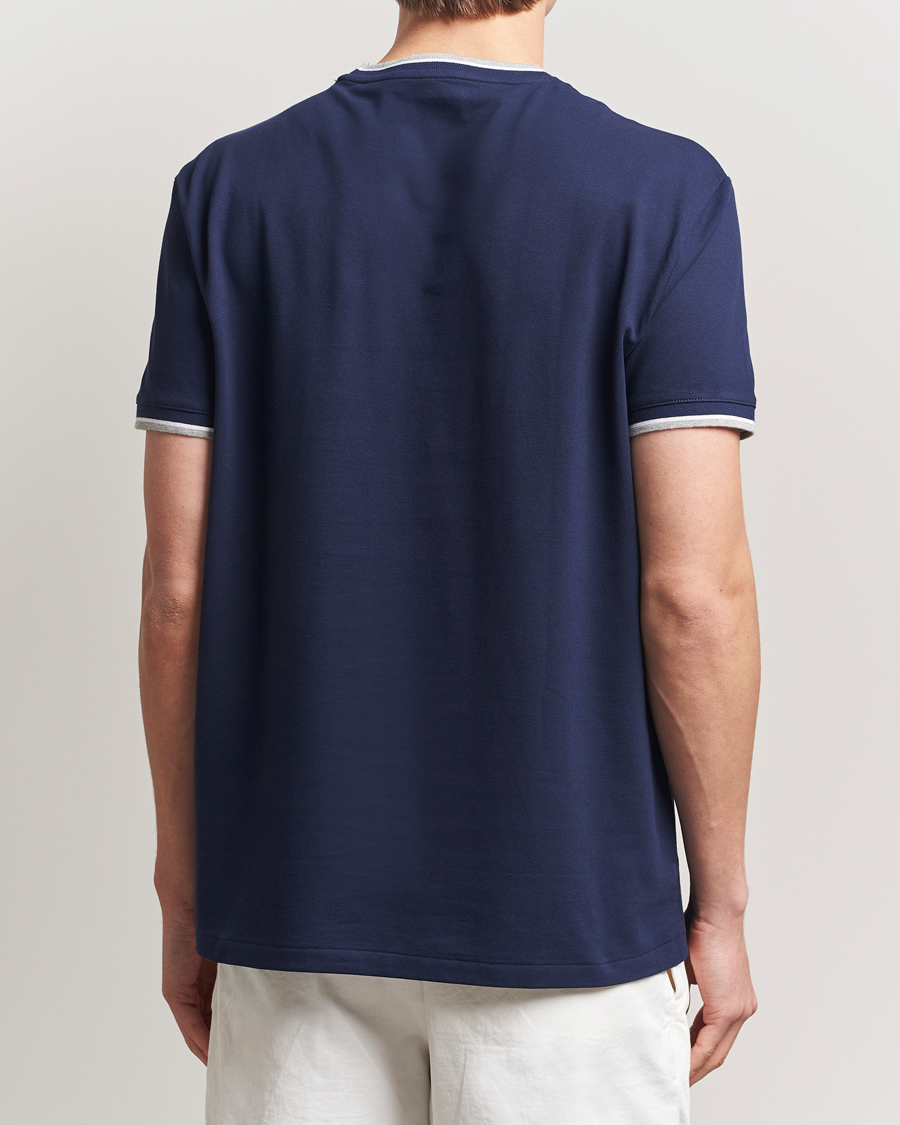 Uomini | T-shirt | Polo Ralph Lauren | Mesh Polo Tee Newport Navy