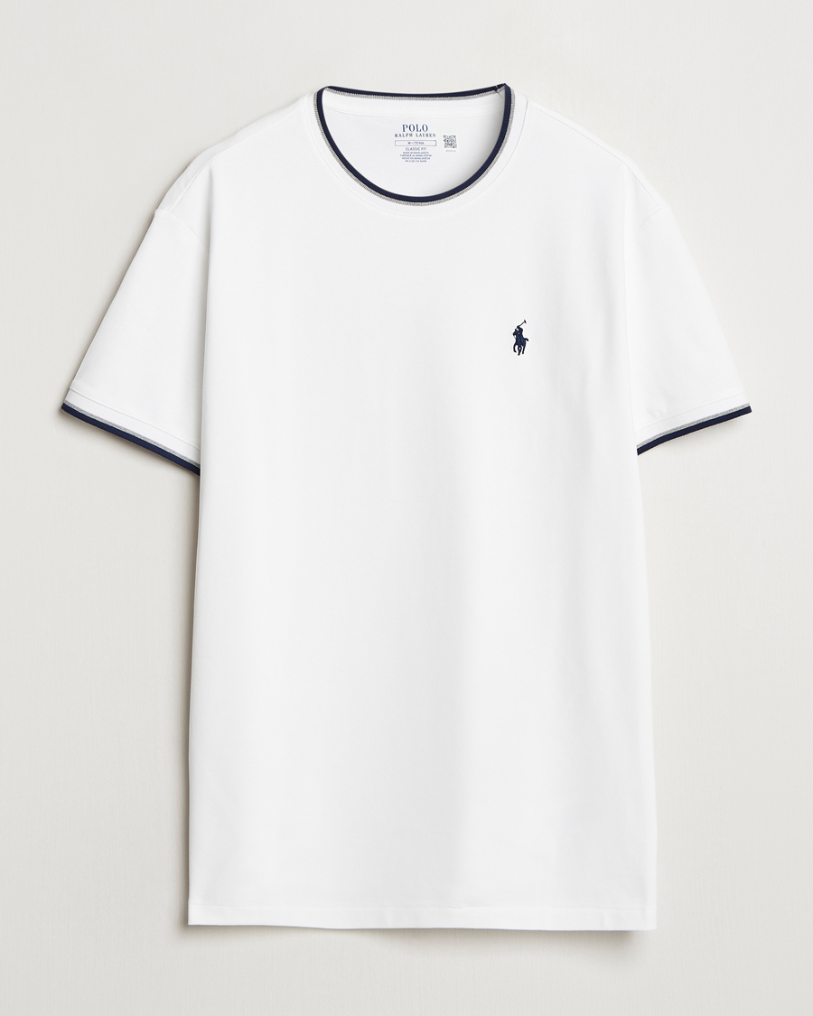 Uomini | T-shirt | Polo Ralph Lauren | Mesh Polo Tee White