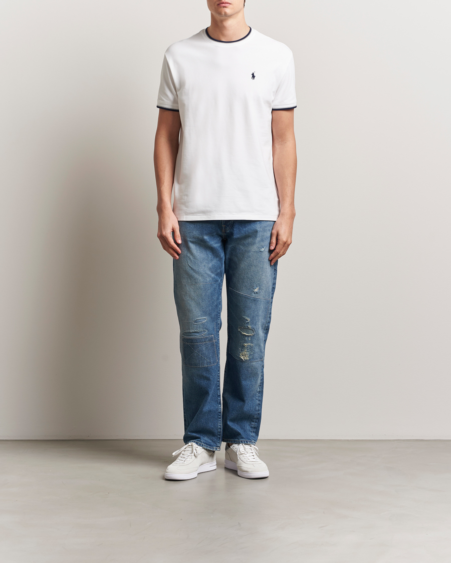 Uomini | T-shirt | Polo Ralph Lauren | Mesh Polo Tee White
