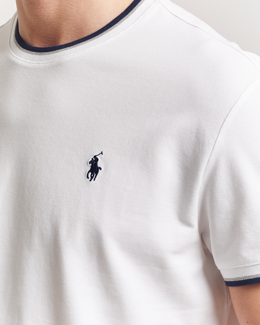 Uomini | T-shirt | Polo Ralph Lauren | Mesh Polo Tee White