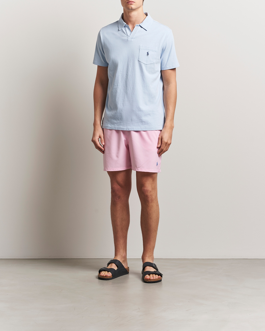 Uomini | Costumi da bagno | Polo Ralph Lauren | Recycled Traveler Swimshorts Carmel Pink