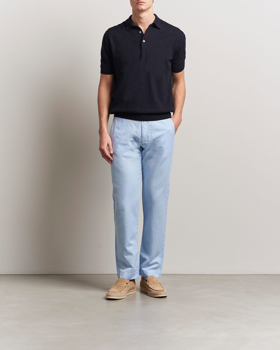 Uomini | Pantaloni | Polo Ralph Lauren | Cotton/Linen Bedford Chinos Office Blue
