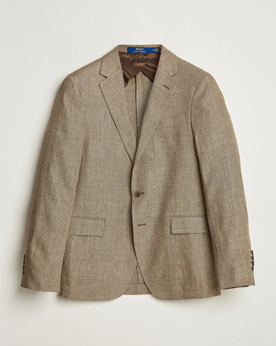 Uomini | Blazers | Polo Ralph Lauren | Glenplaid Sportcoat Tan/Brown