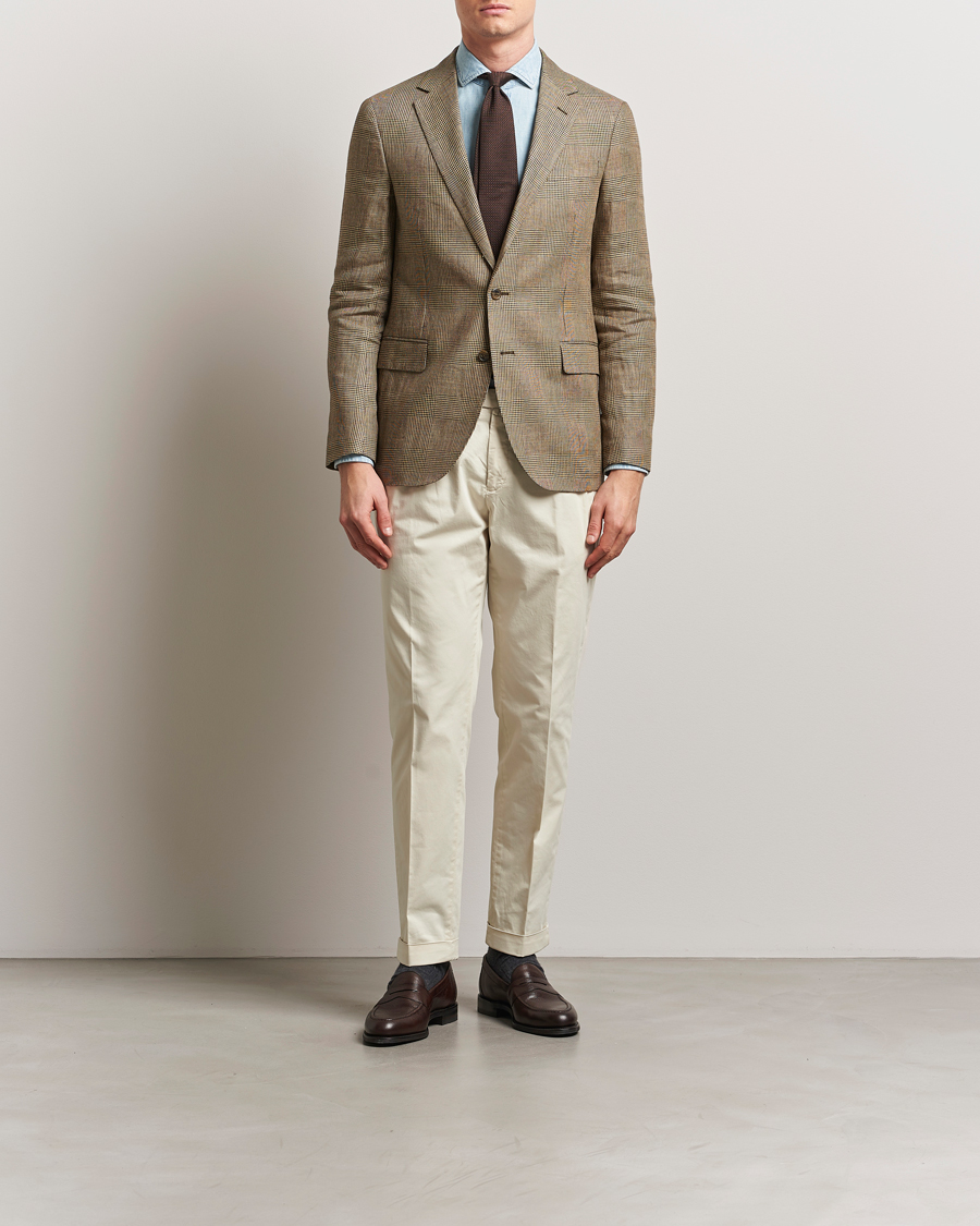 Uomini | Blazers | Polo Ralph Lauren | Glenplaid Sportcoat Tan/Brown