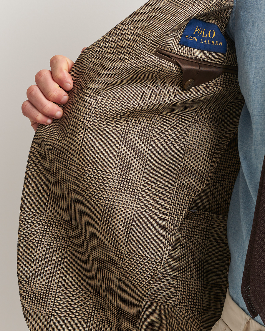 Uomini | Blazers | Polo Ralph Lauren | Glenplaid Sportcoat Tan/Brown