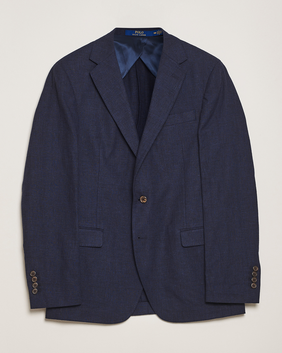 Uomini | Blazers | Polo Ralph Lauren | Tonal Glenplaid Sportcoat Dark Navy/Navy