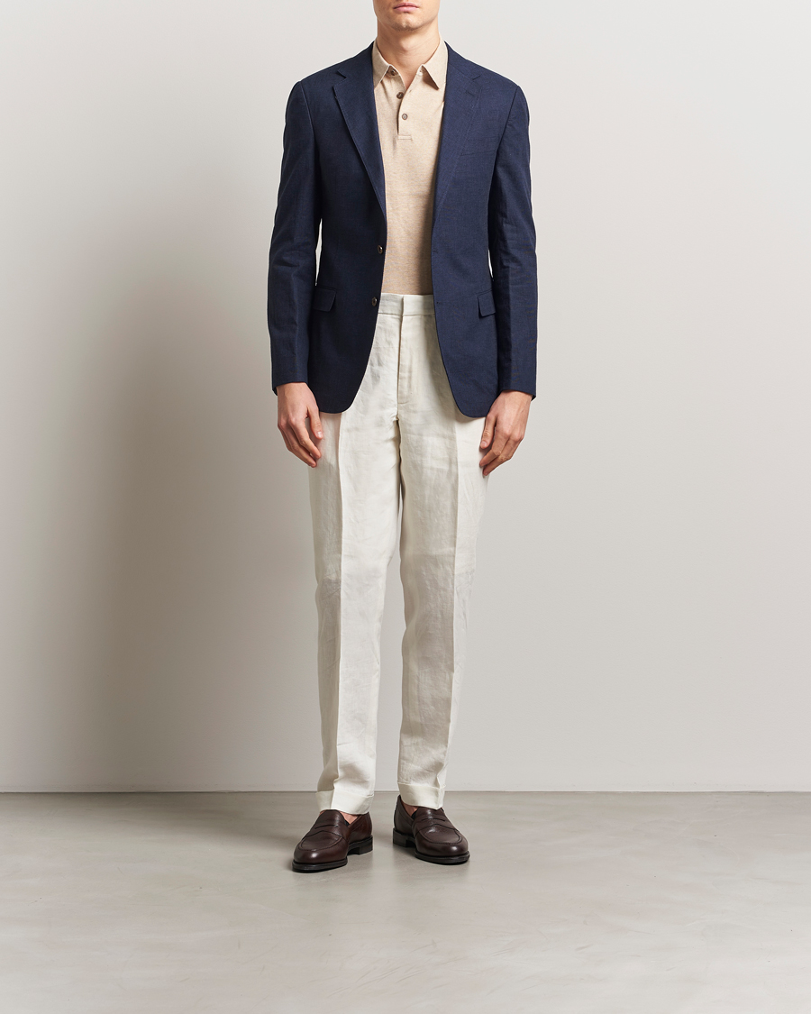 Uomini | Blazers | Polo Ralph Lauren | Tonal Glenplaid Sportcoat Dark Navy/Navy