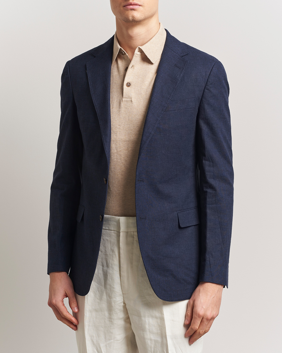 Uomini | Blazers | Polo Ralph Lauren | Tonal Glenplaid Sportcoat Dark Navy/Navy