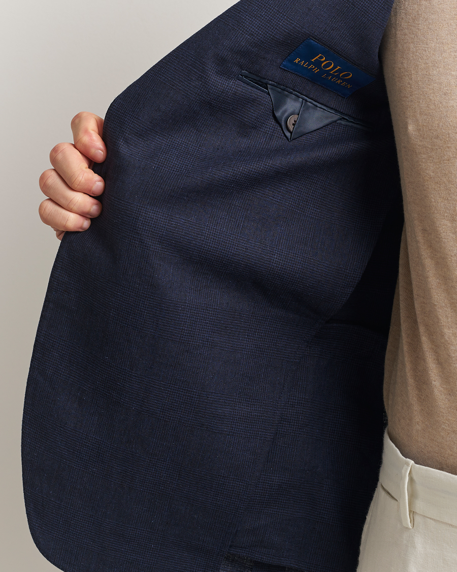 Uomini | Blazers | Polo Ralph Lauren | Tonal Glenplaid Sportcoat Dark Navy/Navy