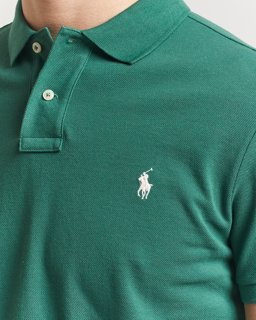 Uomini | Polo | Polo Ralph Lauren | Custom Slim Fit Polo Antique Green