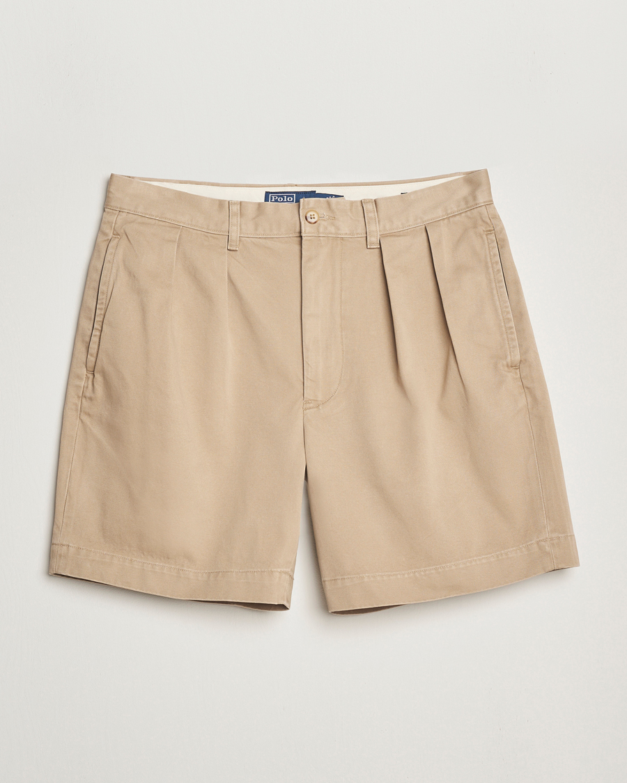 Uomini | Pantaloncini | Polo Ralph Lauren | Cormac Pleated Shorts RL Khaki