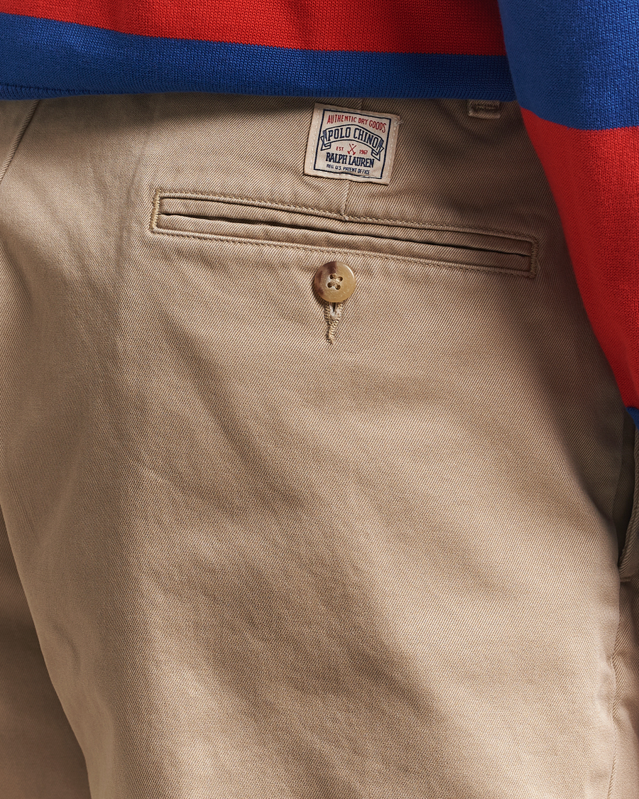 Uomini | Pantaloncini | Polo Ralph Lauren | Cormac Pleated Shorts RL Khaki
