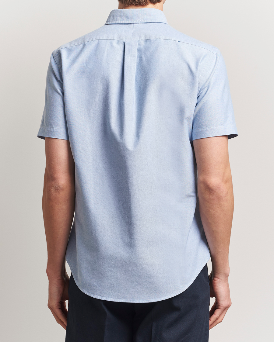 Uomini | Camicie | Polo Ralph Lauren | Short Sleeve Oxford Shirt Blue