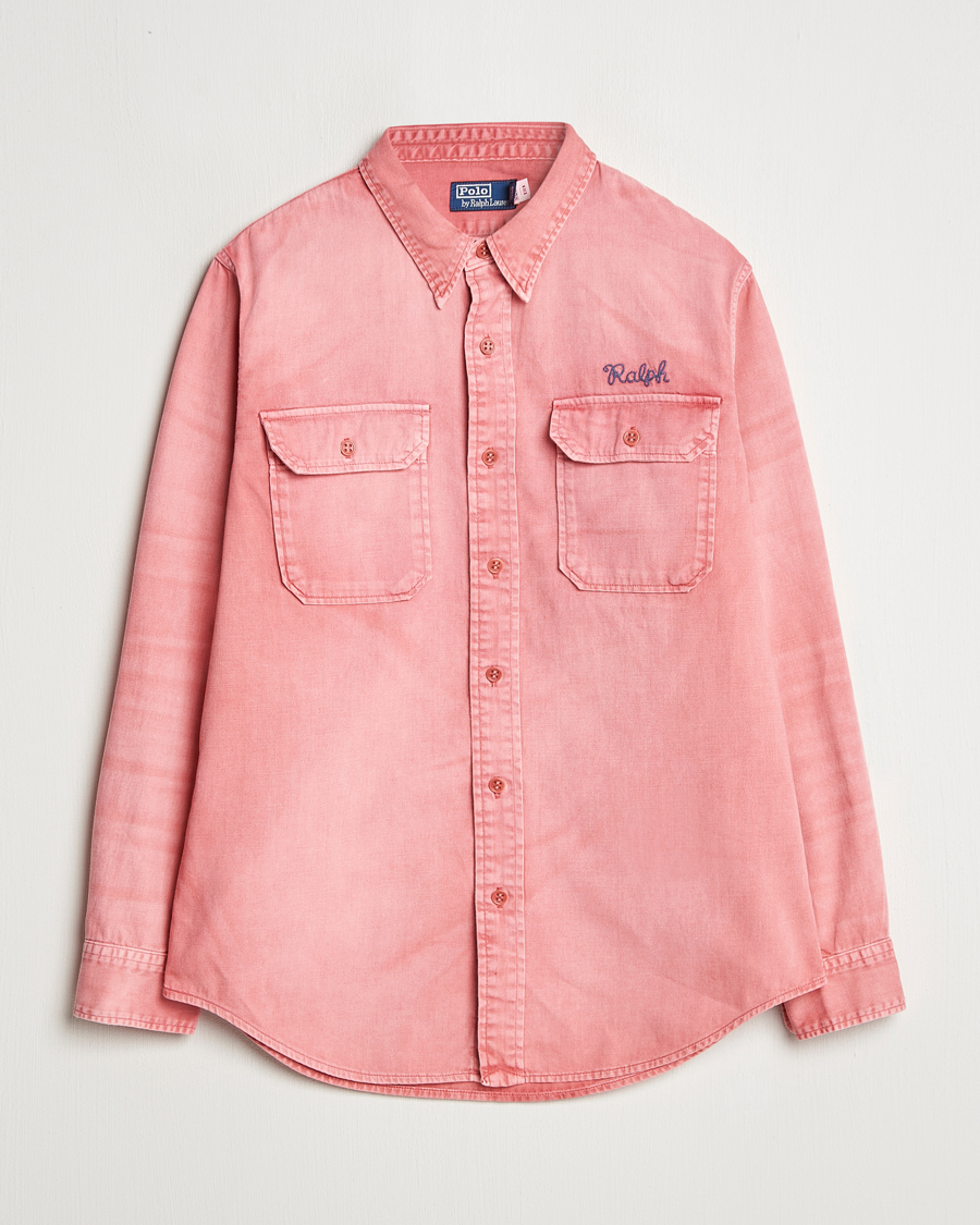 Uomini | Camicie | Polo Ralph Lauren | Garment Dyed Overshirt Nantucket Red