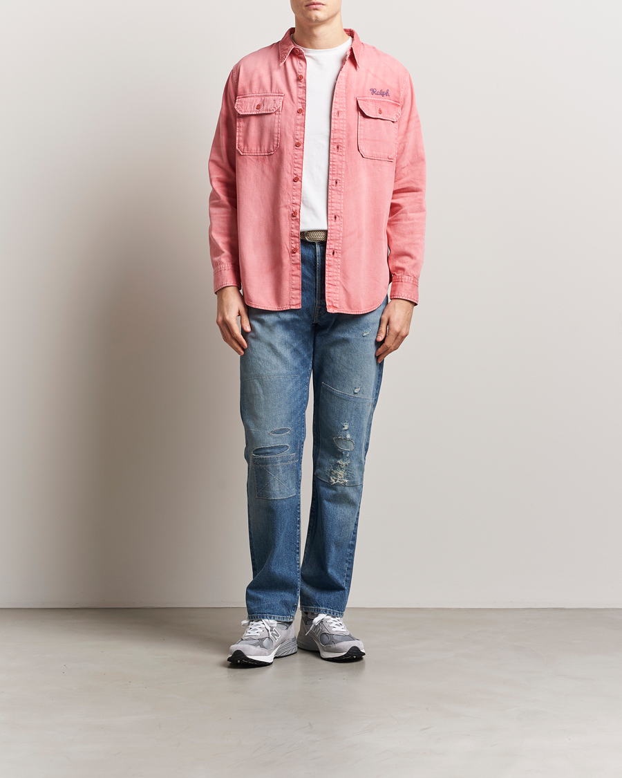 Uomini | Camicie | Polo Ralph Lauren | Garment Dyed Overshirt Nantucket Red
