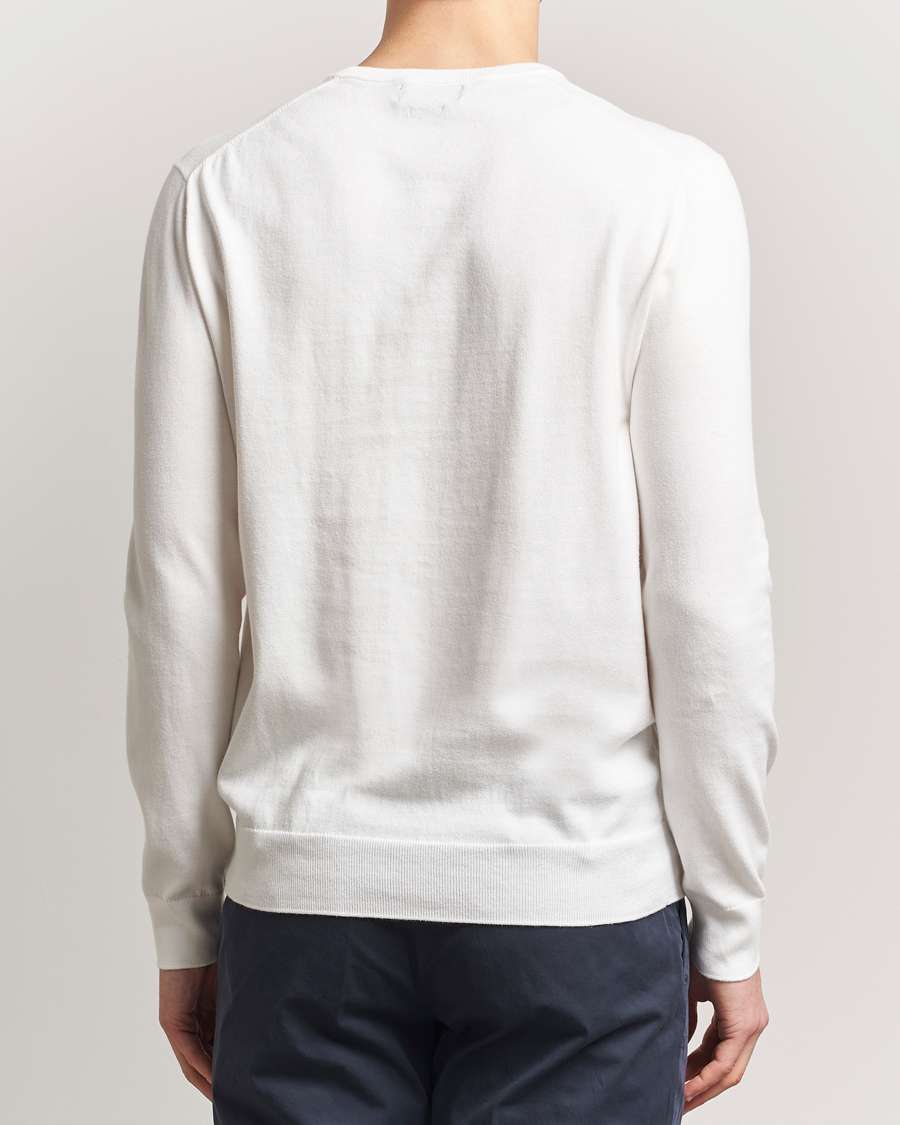 Uomini | Maglieria | Polo Ralph Lauren | Cotton Crew Neck Sweater Deckwash White