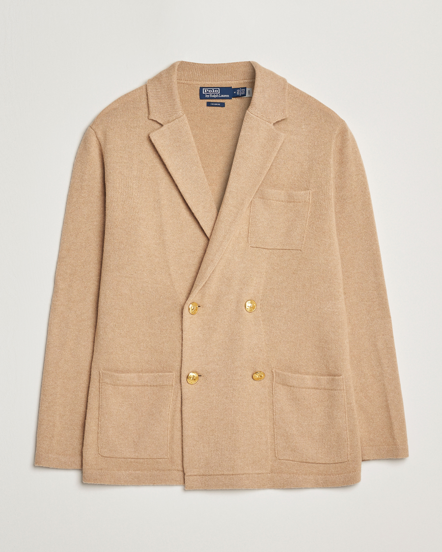 Uomini | Maglieria | Polo Ralph Lauren | Double Breasted Cashmere Cardigan Dune Melange