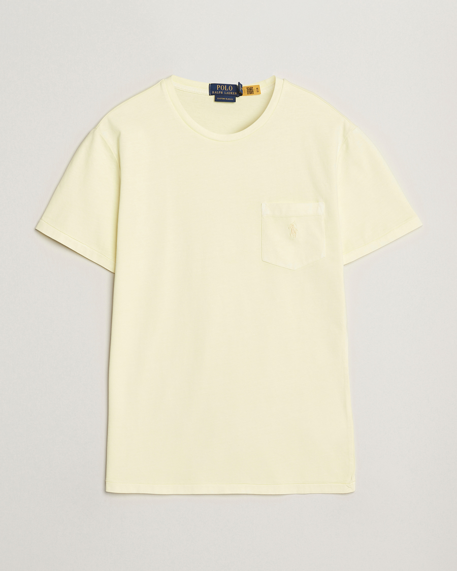 Uomini | T-shirt | Polo Ralph Lauren | Crew Neck Pocket T-Shirt Lime