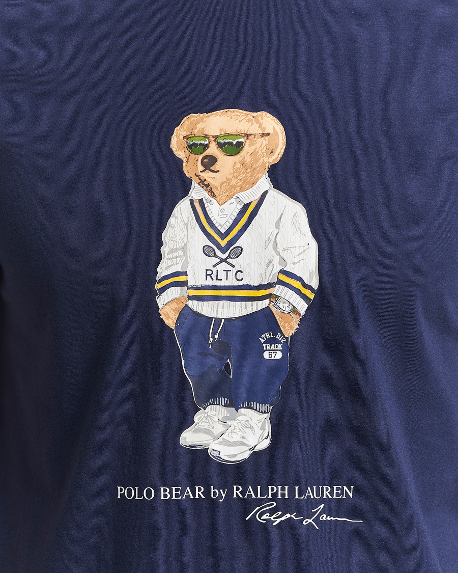 Uomini | T-shirt | Polo Ralph Lauren | Denim Bear Crew Neck T-Shirt Newport Navy
