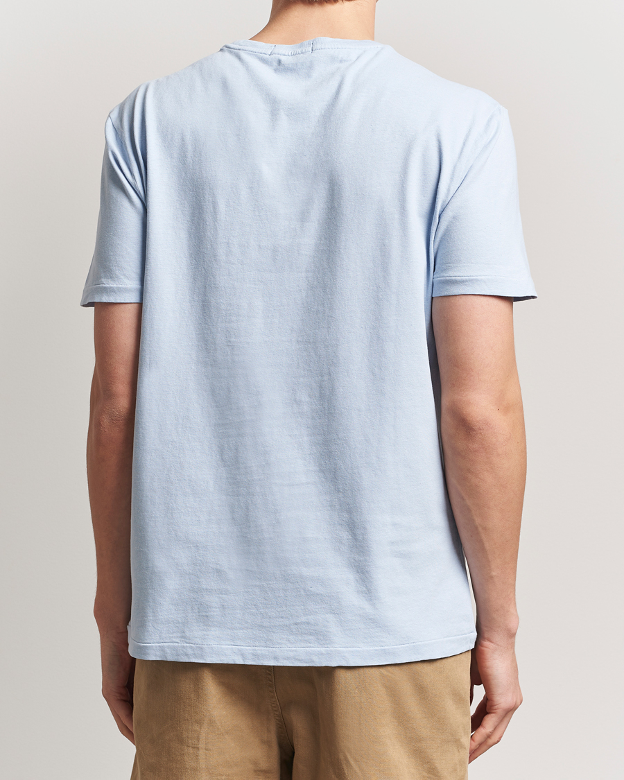Uomini | T-shirt | Polo Ralph Lauren | Cotton Linen T-Shirt Office Blue