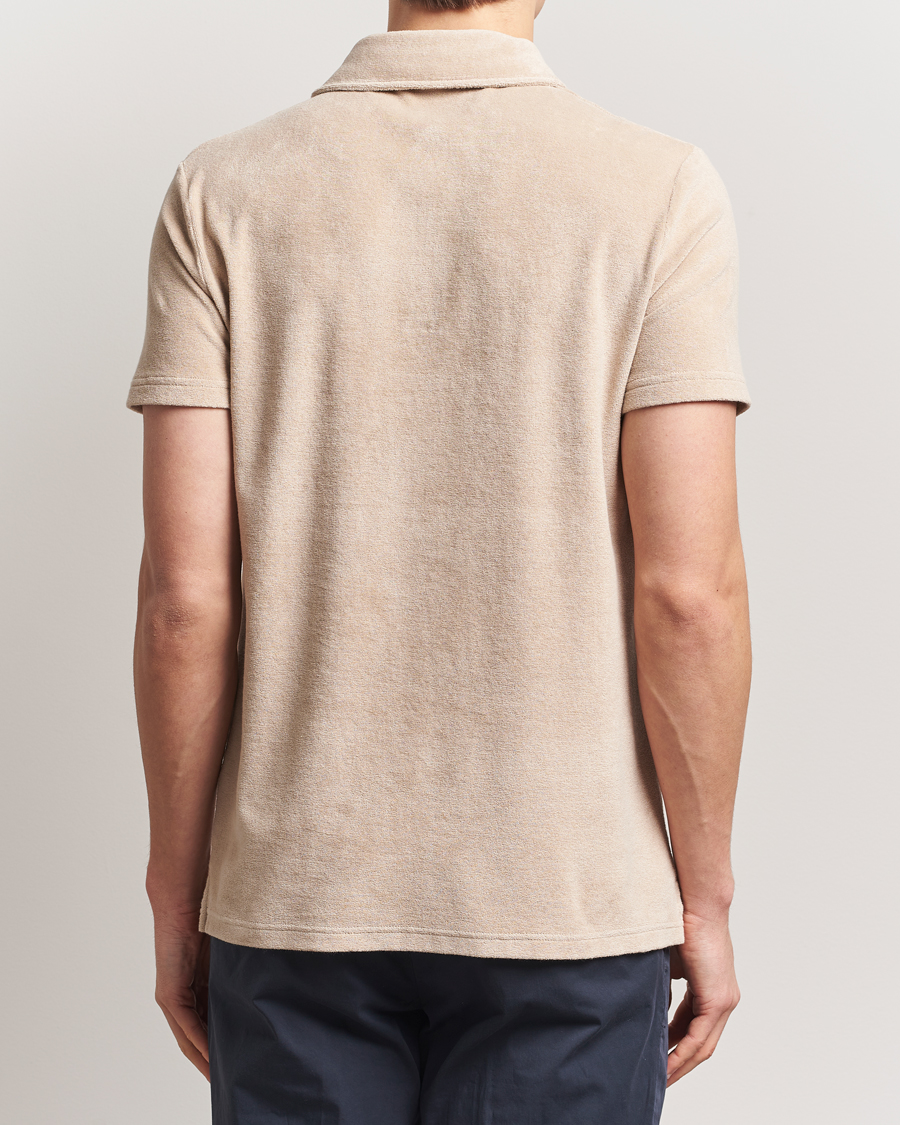 Uomini | Polo | Altea | Terry Cotton Polo Beige
